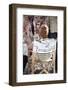 Adriano Celentano Looking in the Mirror in Velvet Hands-null-Framed Photographic Print