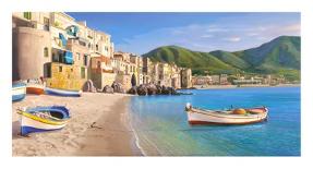 Vernazza nel sole-Adriano Galasso-Stretched Canvas