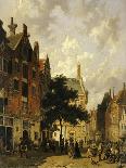 Dutch Street Scene-Adrianus Eversen-Giclee Print