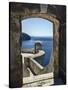 Adriatic Sea Framed By Gate, Dubrovnik, Croatia-Adam Jones-Stretched Canvas
