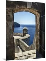 Adriatic Sea Framed By Gate, Dubrovnik, Croatia-Adam Jones-Mounted Photographic Print