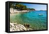 Adriatic Sea, Hvar Island, Dalmatian Coast, Croatia, Europe-Matthew Williams-Ellis-Framed Stretched Canvas