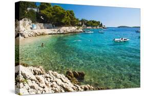 Adriatic Sea, Hvar Island, Dalmatian Coast, Croatia, Europe-Matthew Williams-Ellis-Stretched Canvas