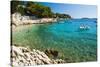 Adriatic Sea, Hvar Island, Dalmatian Coast, Croatia, Europe-Matthew Williams-Ellis-Stretched Canvas
