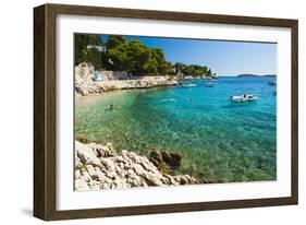 Adriatic Sea, Hvar Island, Dalmatian Coast, Croatia, Europe-Matthew Williams-Ellis-Framed Photographic Print