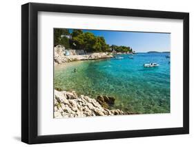 Adriatic Sea, Hvar Island, Dalmatian Coast, Croatia, Europe-Matthew Williams-Ellis-Framed Photographic Print