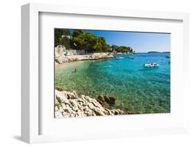 Adriatic Sea, Hvar Island, Dalmatian Coast, Croatia, Europe-Matthew Williams-Ellis-Framed Photographic Print