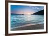 Adriatic Sea Off Zlatni Rat Beach at Sunset, Bol, Brac Island, Dalmatian Coast, Croatia, Europe-Matthew Williams-Ellis-Framed Photographic Print