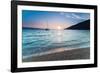 Adriatic Sea Off Zlatni Rat Beach at Sunset, Bol, Brac Island, Dalmatian Coast, Croatia, Europe-Matthew Williams-Ellis-Framed Photographic Print