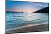 Adriatic Sea Off Zlatni Rat Beach at Sunset, Bol, Brac Island, Dalmatian Coast, Croatia, Europe-Matthew Williams-Ellis-Mounted Premium Photographic Print