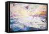 Adriatic Seascape; 2017-David McConochie-Framed Stretched Canvas