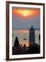 Adriatic Sunset, Cavtat, Dubrovnik Riviera, Dalmatian Coast, Dalmatia, Croatia, Europe-Frank Fell-Framed Photographic Print