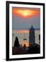 Adriatic Sunset, Cavtat, Dubrovnik Riviera, Dalmatian Coast, Dalmatia, Croatia, Europe-Frank Fell-Framed Photographic Print