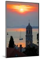 Adriatic Sunset, Cavtat, Dubrovnik Riviera, Dalmatian Coast, Dalmatia, Croatia, Europe-Frank Fell-Mounted Photographic Print