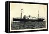 Adriatica Line, Dampfschiff San Marco, Paquebot-null-Framed Stretched Canvas