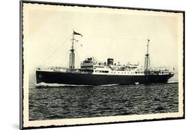 Adriatica Line, Dampfschiff San Marco, Paquebot-null-Mounted Giclee Print