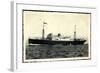 Adriatica Line, Dampfschiff San Marco, Paquebot-null-Framed Giclee Print