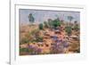 Adrica,Malawi,Lilongwe district. Typical village-ClickAlps-Framed Photographic Print