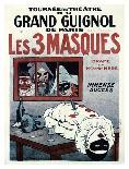 Theatre de Grand Guignol, Les 3 Masques-Adrien Barrere-Art Print