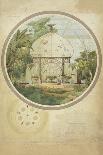 Aviary in a Winter Garden-Adrien Chancel-Stretched Canvas