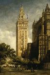 La Giralda de Seville-Adrien Dauzats-Stretched Canvas