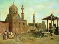 Mosquée d'al-Azhar au Caire-Adrien Dauzats-Mounted Giclee Print