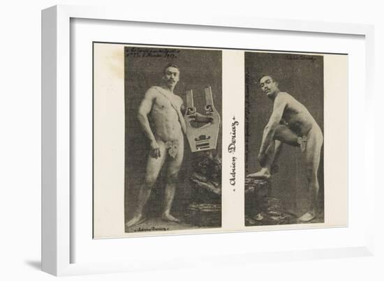 Adrien Deriaz. la santé par le sport. N°33 8 ? 1913,  leveur de poids-null-Framed Giclee Print