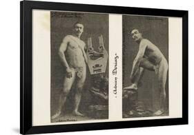 Adrien Deriaz. la santé par le sport. N°33 8 ? 1913,  leveur de poids-null-Framed Giclee Print