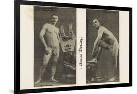 Adrien Deriaz. la santé par le sport. N°33 8 ? 1913,  leveur de poids-null-Framed Giclee Print