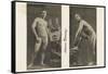 Adrien Deriaz. la santé par le sport. N°33 8 ? 1913,  leveur de poids-null-Framed Stretched Canvas