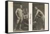 Adrien Deriaz. la santé par le sport. N°33 8 ? 1913,  leveur de poids-null-Framed Stretched Canvas