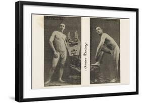 Adrien Deriaz. la santé par le sport. N°33 8 ? 1913,  leveur de poids-null-Framed Giclee Print