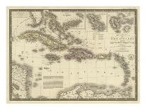 Iles Antilles ou des Indes Occidentales, c.1828-Adrien Hubert Brue-Art Print