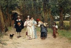 A Chamber Concert, a Picture in the Paris Salon, 1876-Adrien Moreau-Giclee Print