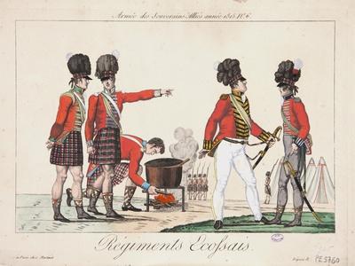 Scottish Regiments, Army of the Allied Sovereigns, 1815
