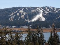 Snow Summit Ski Area in Big Bear Lake, California, Struggles to Make Artificial Snow-Adrienne Helitzer-Framed Stretched Canvas