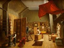 The Studio Interior of Abel De Pujol-Adrienne Marie Louise Grandpierre-Deverzy-Giclee Print