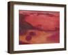 Adrift in Red-Nancy Ortenstone-Framed Art Print