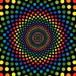 Rainbow Circles-adroach-Mounted Art Print