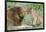 Adult Male Lion Father Growls at Female Cub, Ngorongoro, Tanzania-James Heupel-Framed Photographic Print