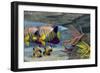 Adult Royal Angelfish Parents Guarding their Young-Stocktrek Images-Framed Art Print