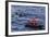 Adult Type a Killer Whale (Orcinus Orca) Surfacing Near Researchers in the Gerlache Strait-Michael Nolan-Framed Photographic Print