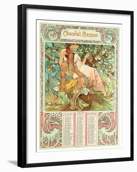 Adulthood, 1897-Alphonse Mucha-Framed Giclee Print