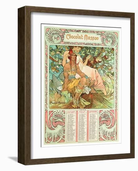 Adulthood, 1897-Alphonse Mucha-Framed Giclee Print