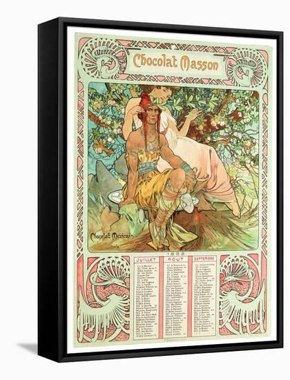 Adulthood, 1897-Alphonse Mucha-Framed Stretched Canvas