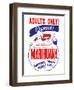 Adults Only! Marihuana-null-Framed Premium Giclee Print