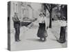 Adults with Jumping Rope in Street, New York City, New York State, USA-null-Stretched Canvas