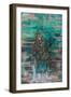 Aduwa (oil on canvas board)-Aaron Bevan-Bailey-Framed Giclee Print