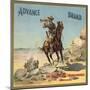 Advance Brand - California - Citrus Crate Label-Lantern Press-Mounted Art Print