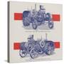 Advance-Rumely Oil Pull Winch Tractor-null-Stretched Canvas